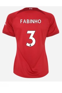 Fotbalové Dres Liverpool Fabinho #3 Dámské Domácí Oblečení 2022-23 Krátký Rukáv